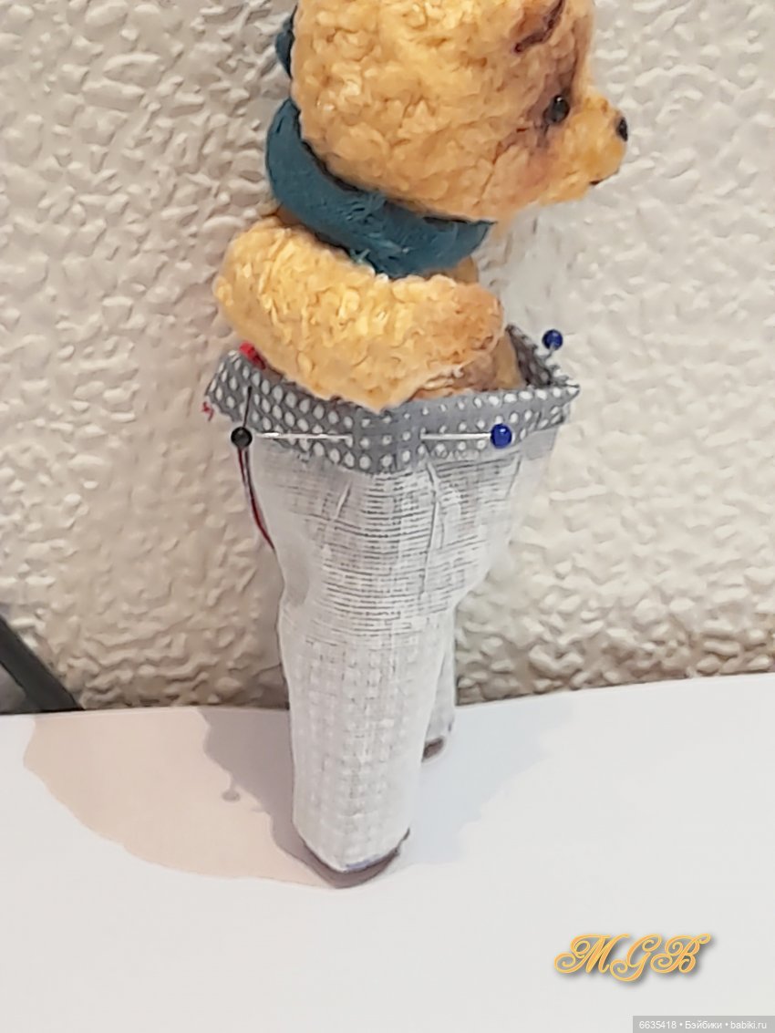 МК «Как сконструировать выкройку штанишек для мишек тедди любого формата»