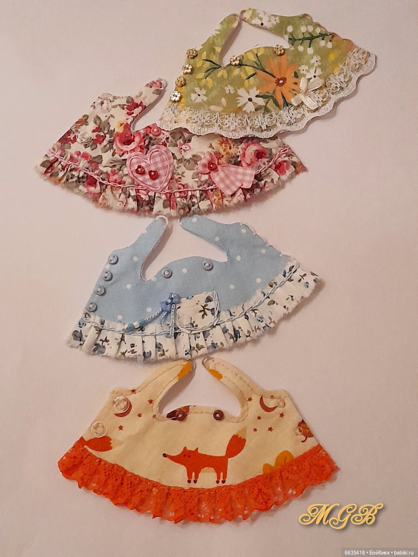 МК «Цельнокроеный сарафанчик для кукол Баболи ростом 13 см»