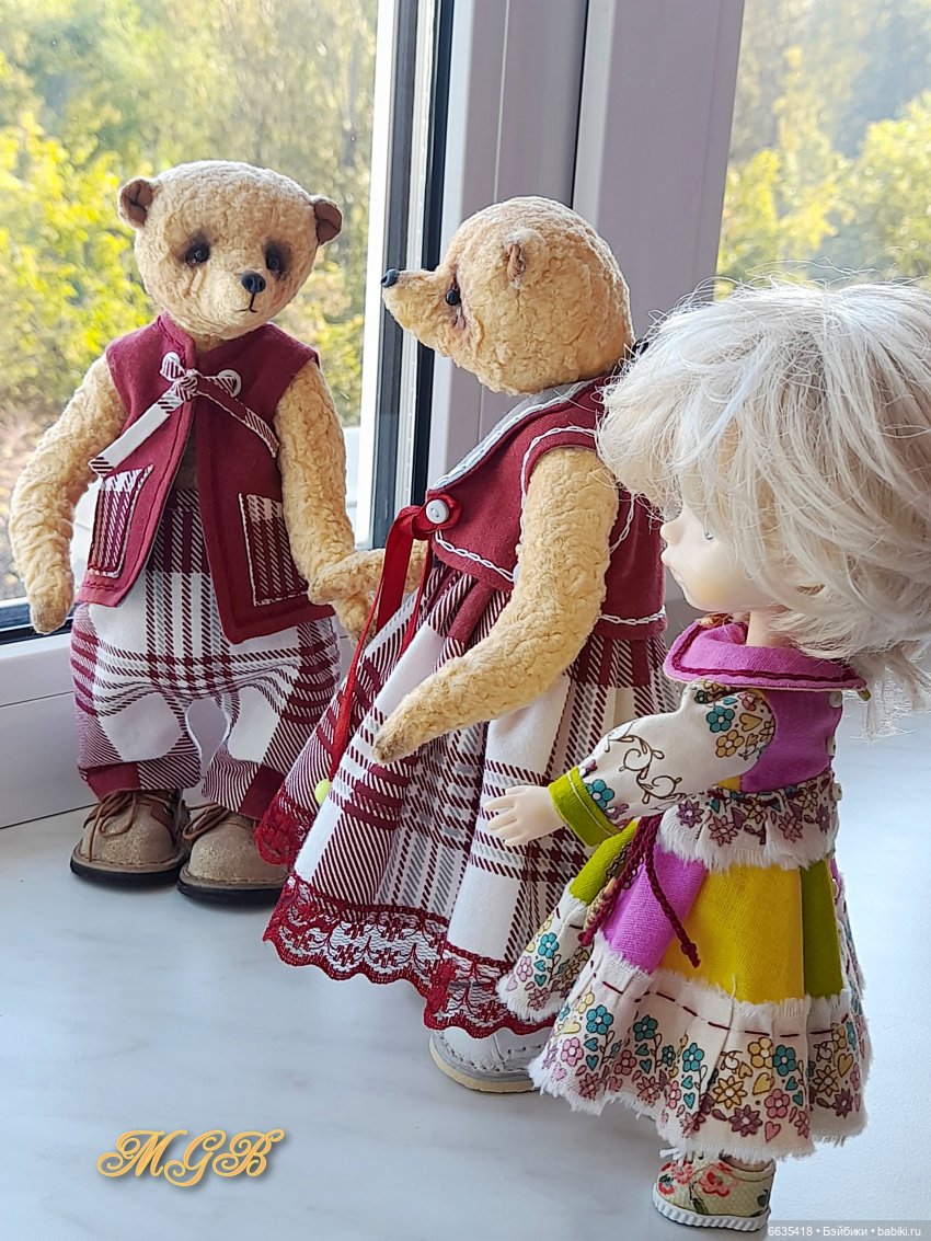 Яша и Глаша – какие они — Домашние фото авторских игрушек: Тедди