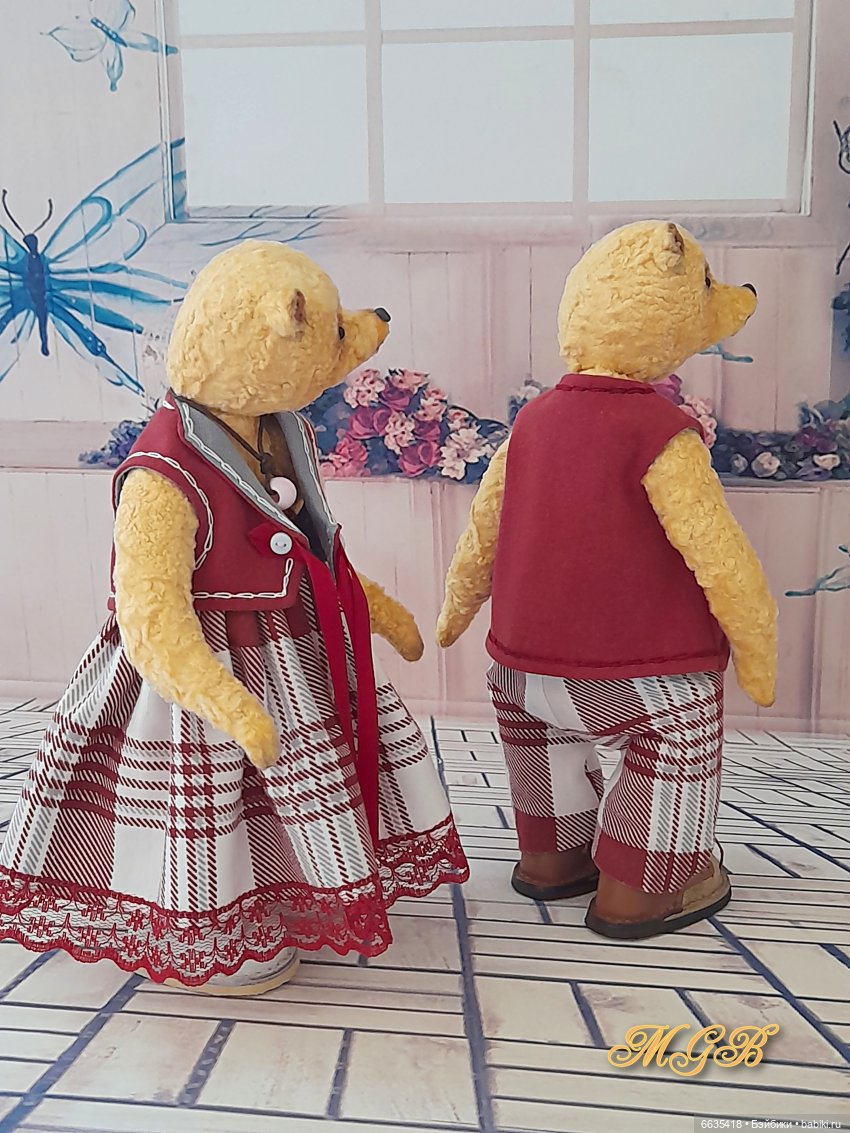 Яша и Глаша – какие они — Домашние фото авторских игрушек: Тедди
