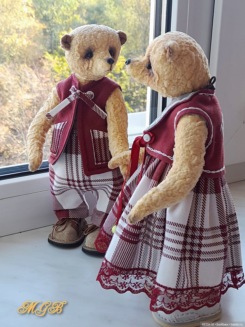 Яша и Глаша – какие они — Домашние фото авторских игрушек: Тедди