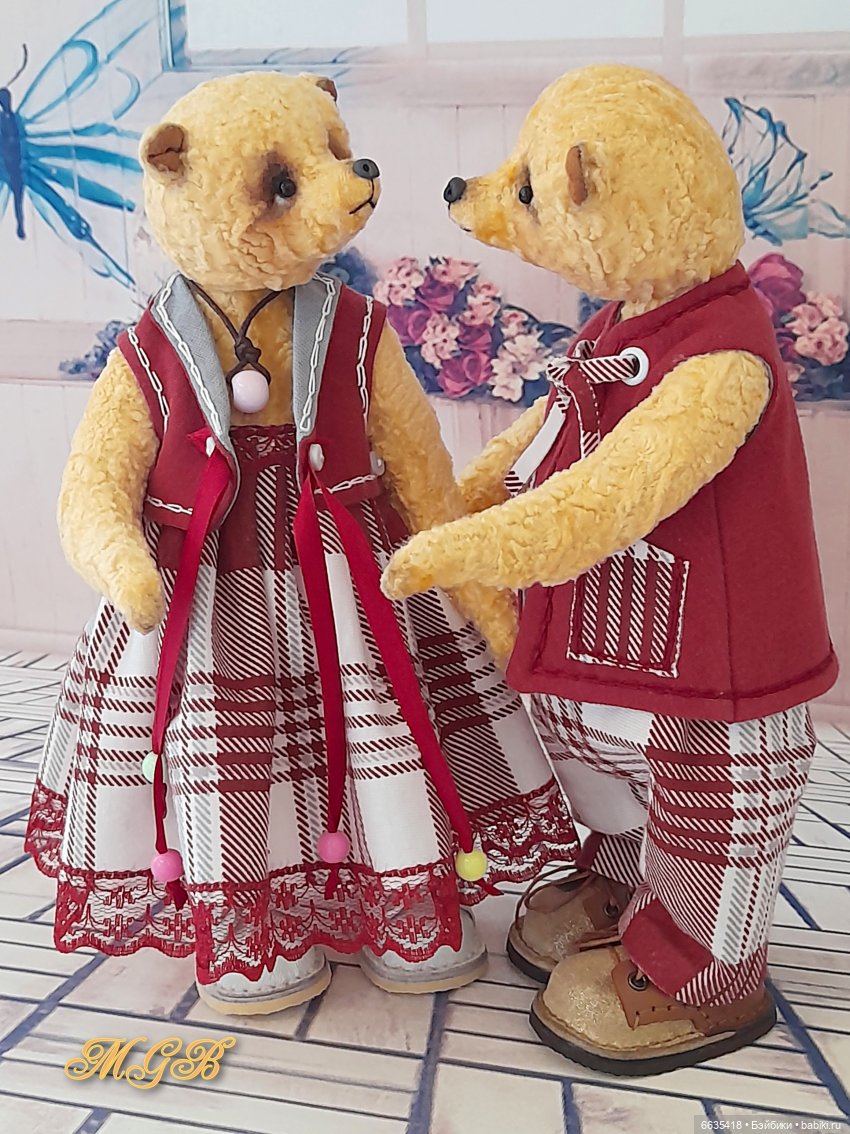 Яша и Глаша – какие они — Домашние фото авторских игрушек: Тедди (фото 8)