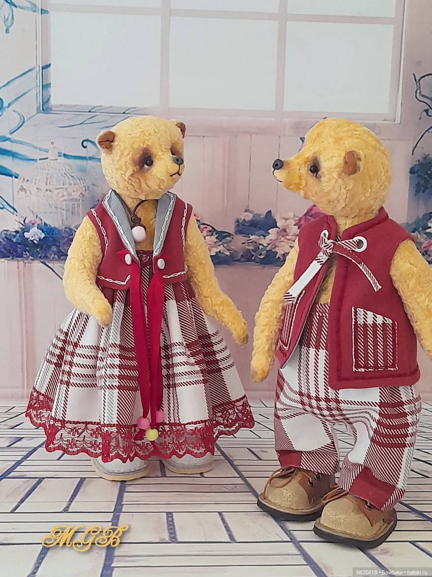 Яша и Глаша – какие они — Домашние фото авторских игрушек: Тедди (фото 10)