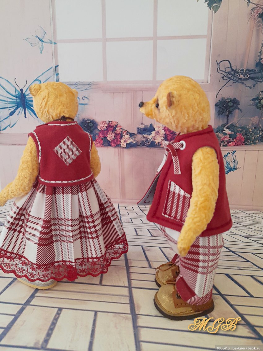 Яша и Глаша – какие они — Домашние фото авторских игрушек: Тедди (фото 5)