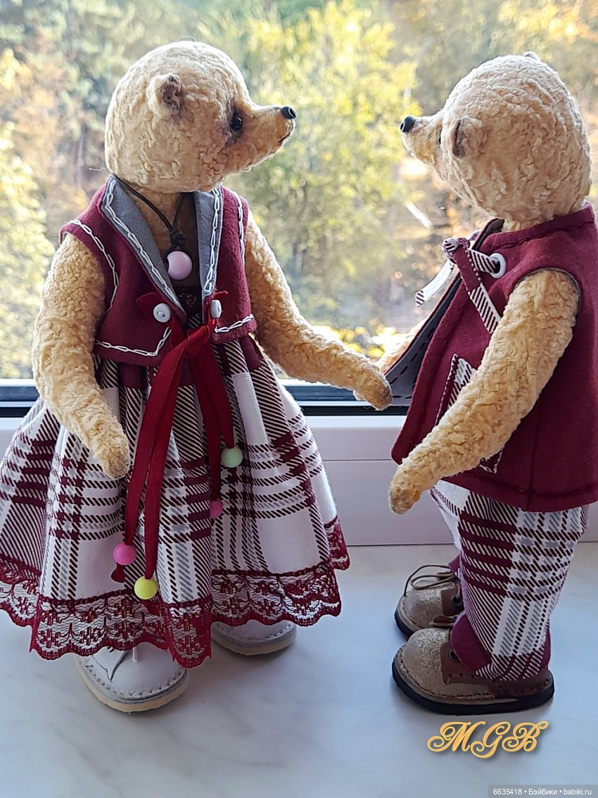 Яша и Глаша – какие они — Домашние фото авторских игрушек: Тедди