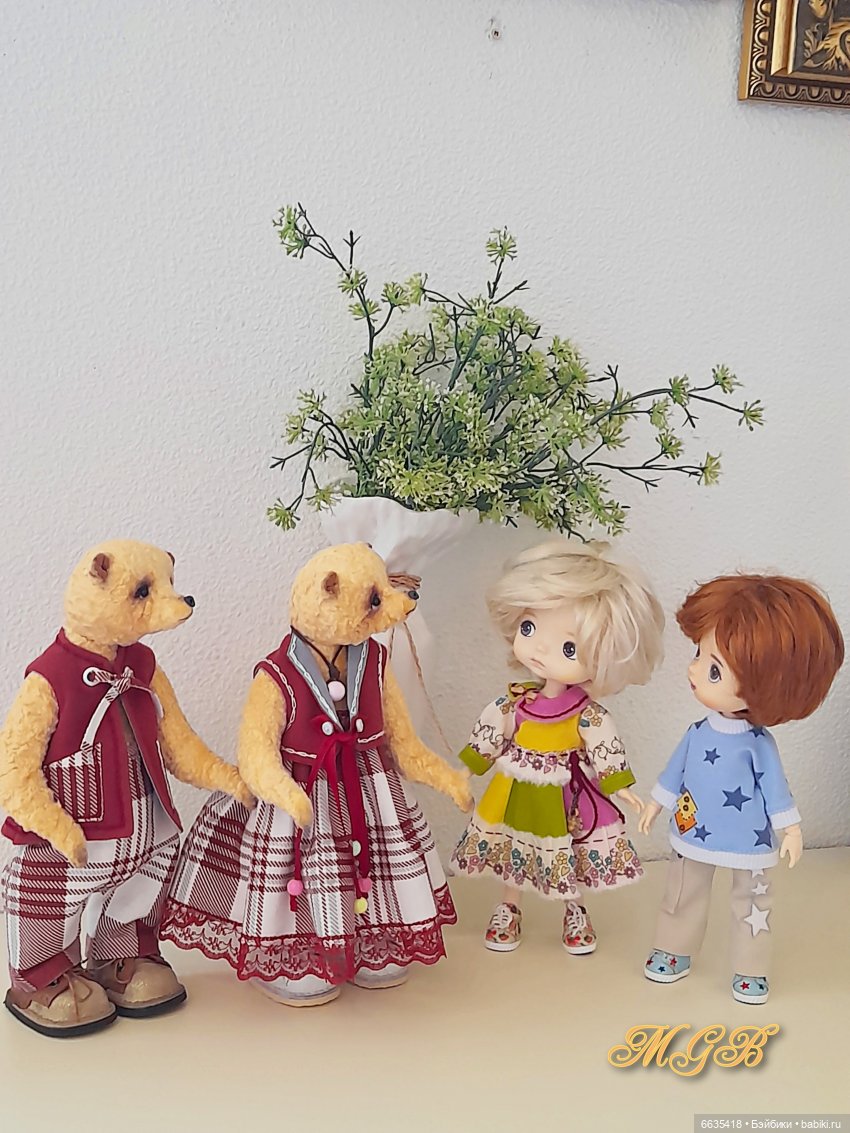 Яша и Глаша – какие они — Домашние фото авторских игрушек: Тедди