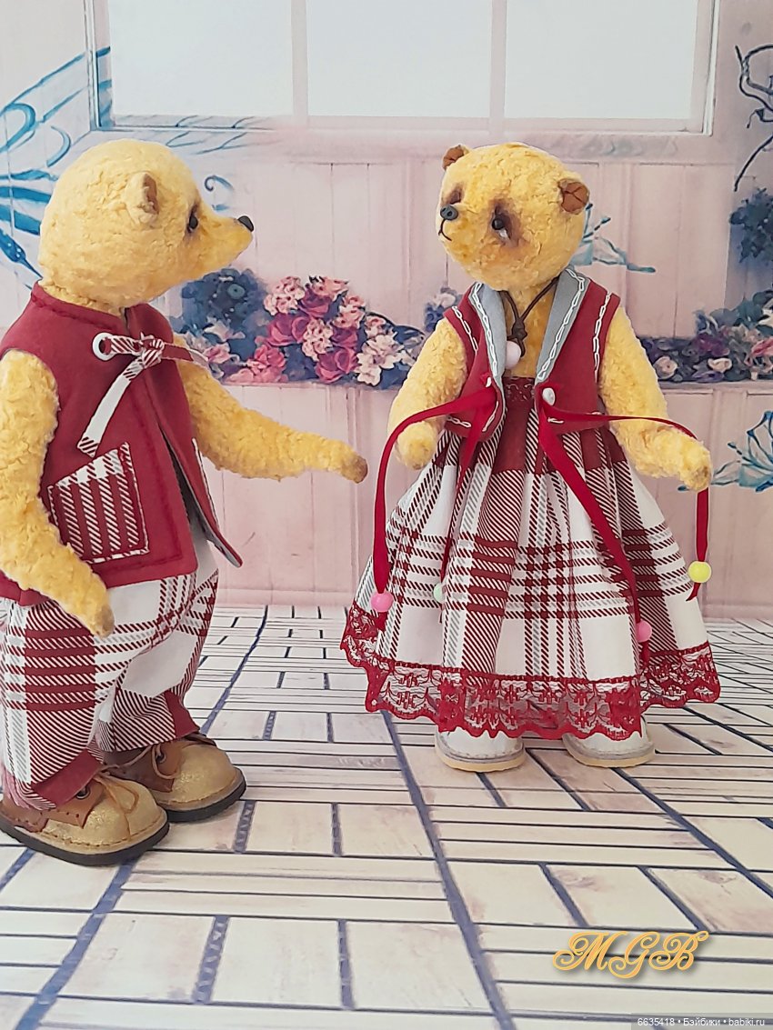 Яша и Глаша – какие они — Домашние фото авторских игрушек: Тедди