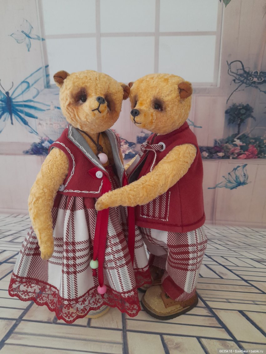 Яша и Глаша – какие они — Домашние фото авторских игрушек: Тедди (фото 6)
