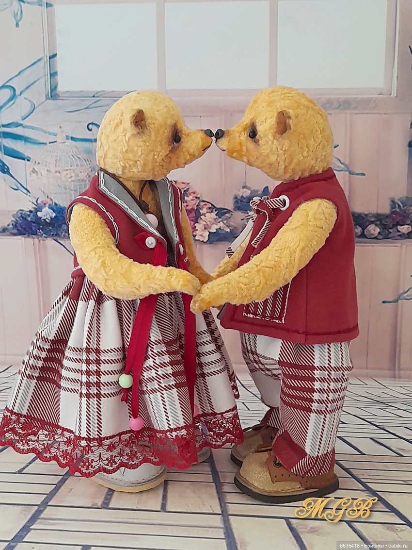 Яша и Глаша – какие они — Домашние фото авторских игрушек: Тедди (фото 7)