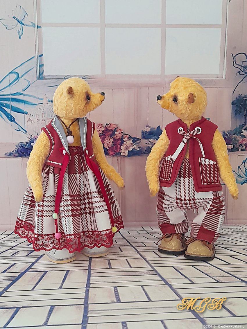 Яша и Глаша – какие они — Домашние фото авторских игрушек: Тедди