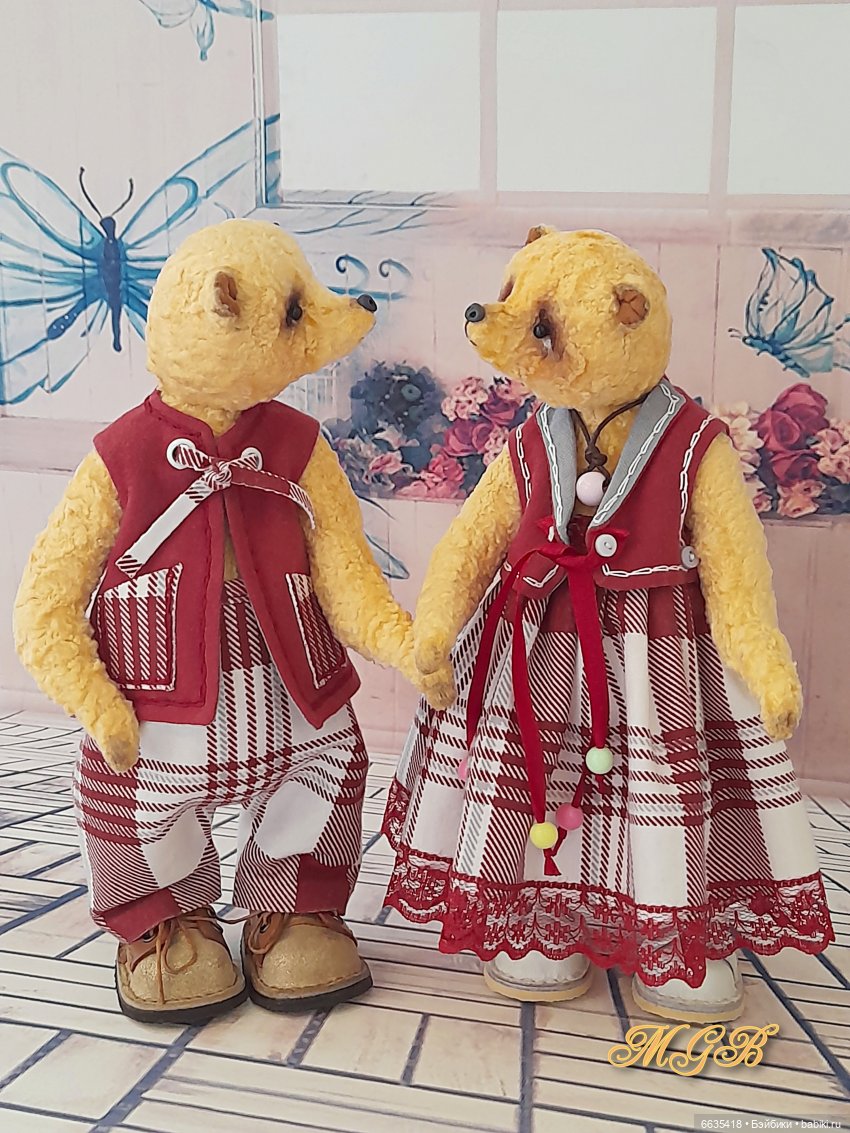 Яша и Глаша – какие они — Домашние фото авторских игрушек: Тедди