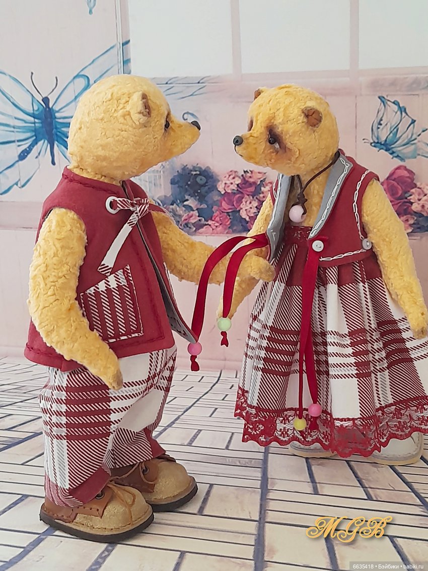 Яша и Глаша – какие они — Домашние фото авторских игрушек: Тедди