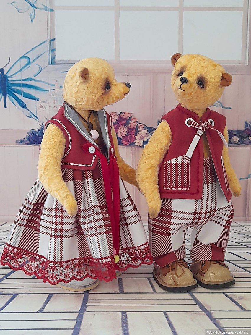 Яша и Глаша – какие они — Домашние фото авторских игрушек: Тедди