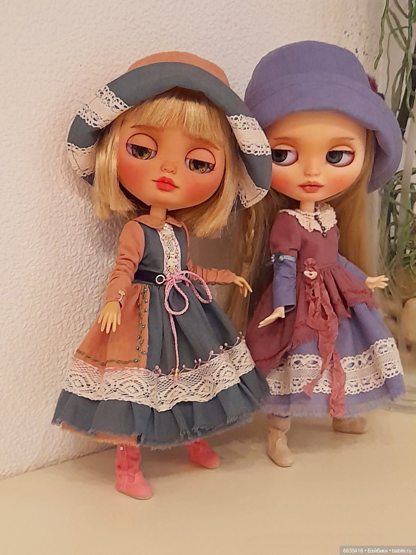 Винтажный стиль в одежде моих кукол | Бэйбики Винтажный стиль в одежде моих кукол