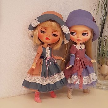 Винтажный стиль в одежде моих кукол