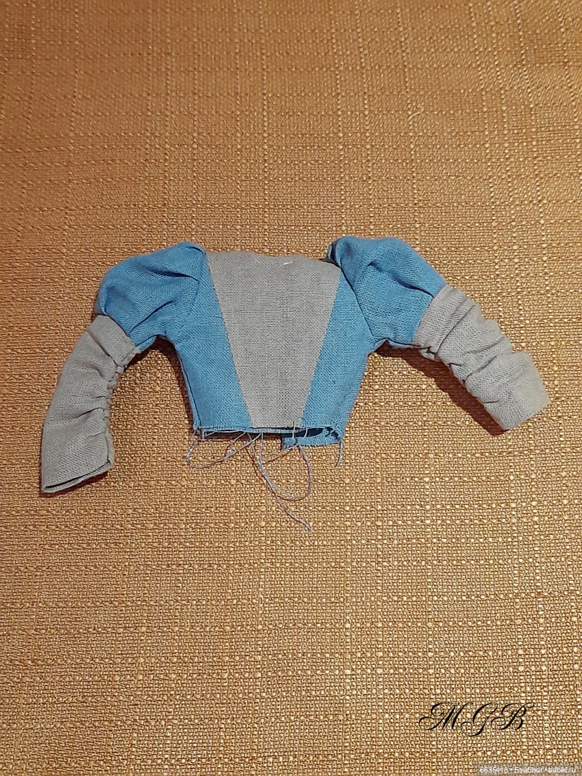 МК «Рукав «гармошка» в одежде для кукол»