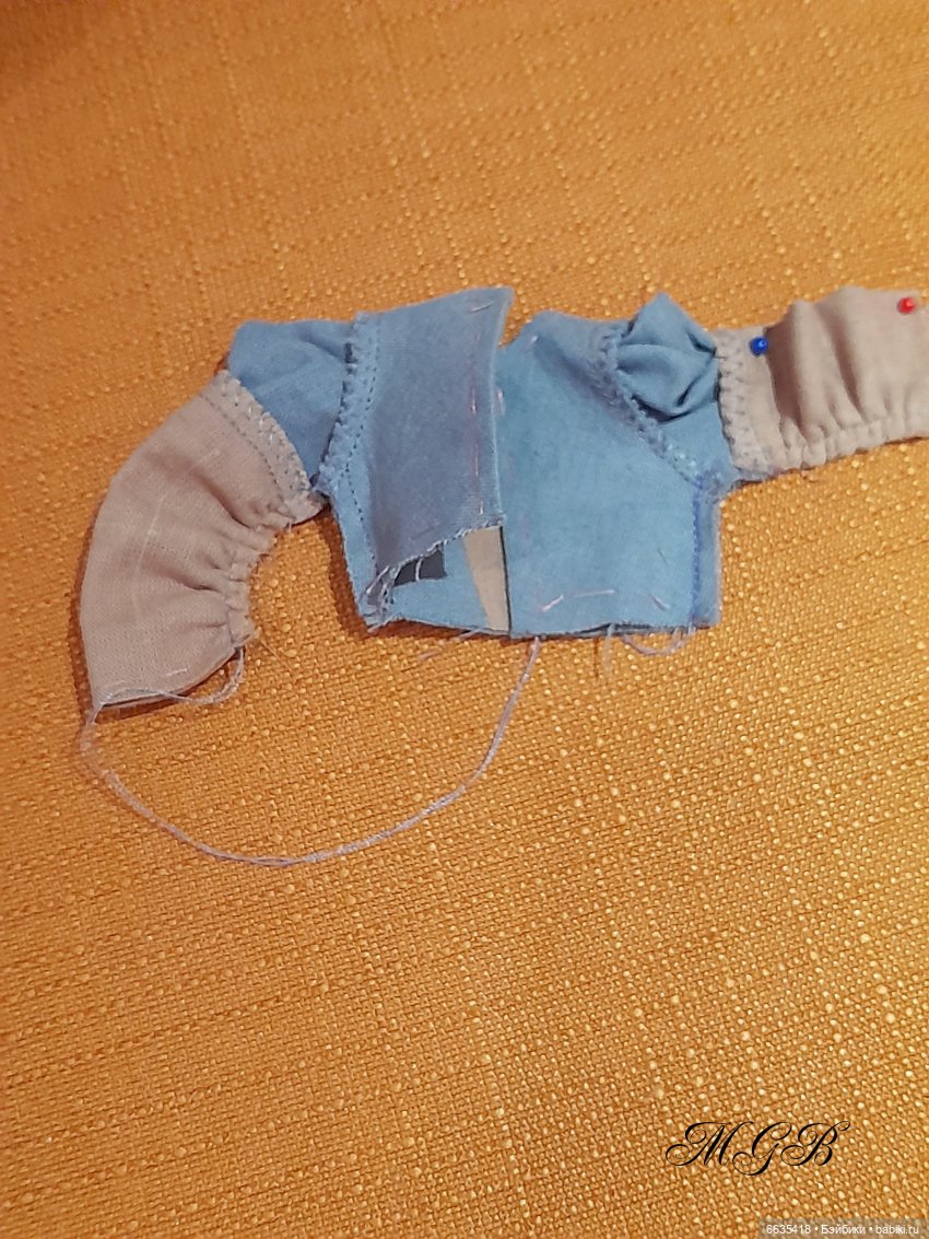 МК «Рукав «гармошка» в одежде для кукол»