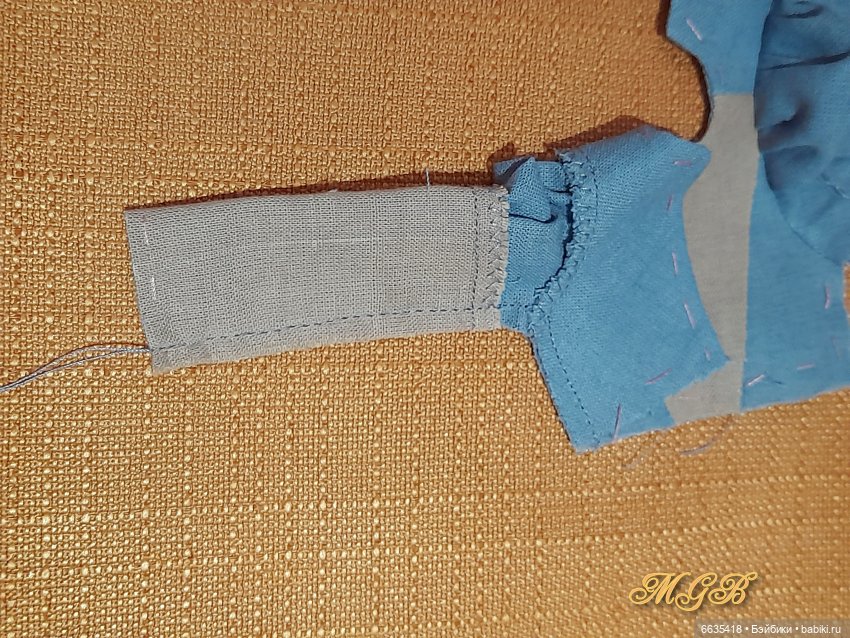 МК «Рукав «гармошка» в одежде для кукол»