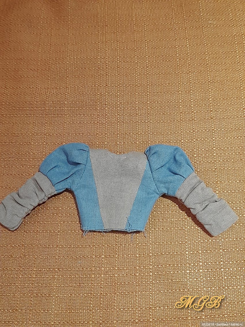 МК «Рукав «гармошка» в одежде для кукол»