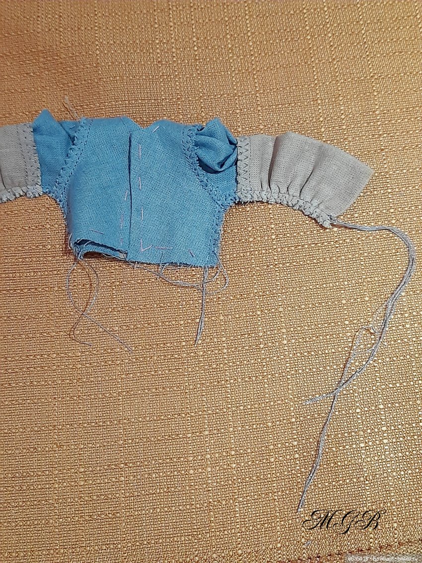 МК «Рукав «гармошка» в одежде для кукол»