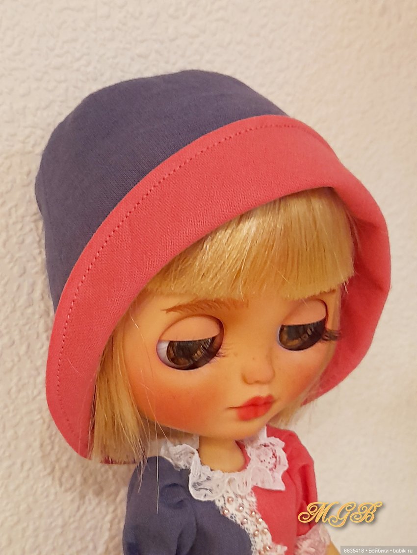 МК «Шляпка с полями для кукол Блайз» (фото 3)