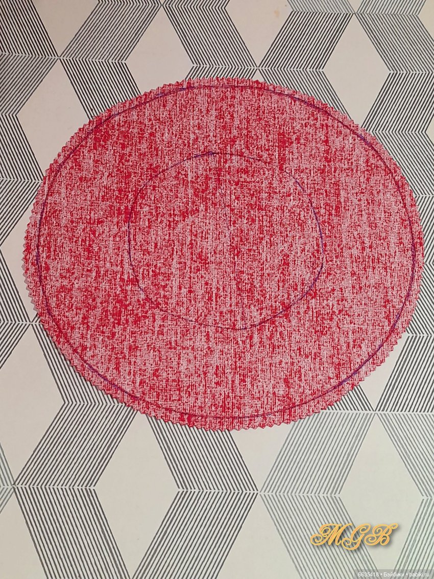 МК «Шьём берет для куклы» (фото 8)