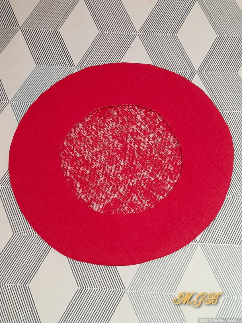 МК «Шьём берет для куклы» (фото 10)