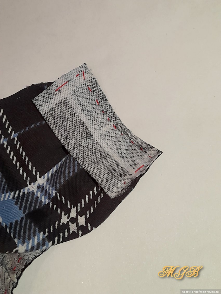 МК «Упрощённый вариант пошива брючек для кукол»