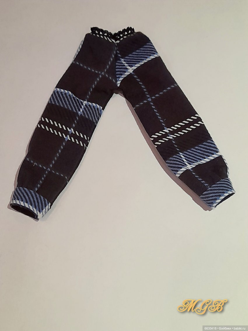 МК «Упрощённый вариант пошива брючек для кукол»