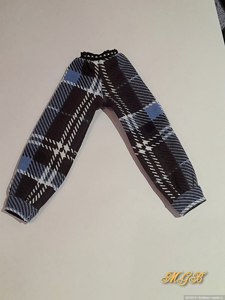 МК «Упрощённый вариант пошива брючек для кукол»