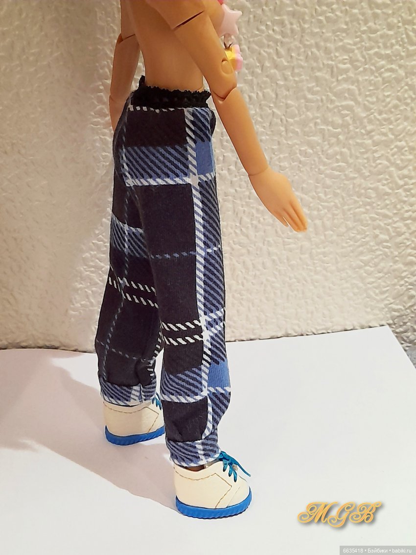 МК «Упрощённый вариант пошива брючек для кукол» (фото 3)