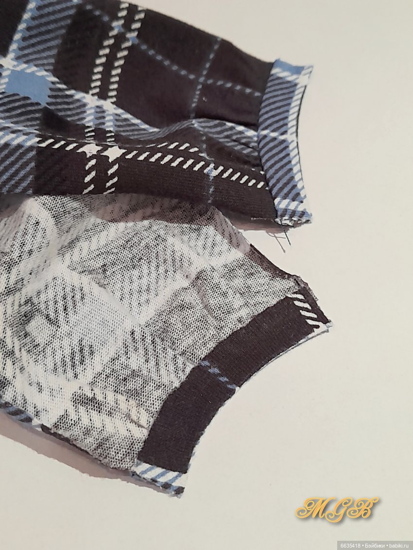 МК «Упрощённый вариант пошива брючек для кукол»