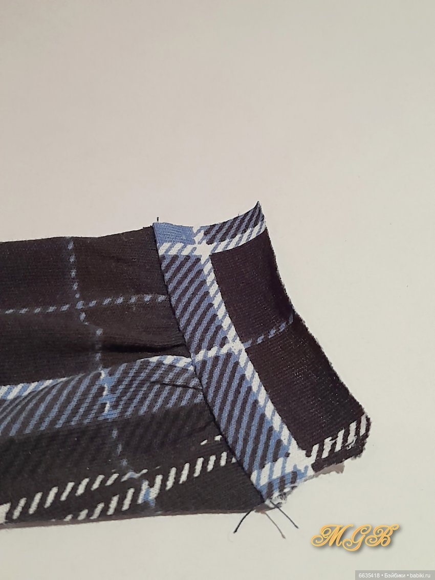 МК «Упрощённый вариант пошива брючек для кукол»