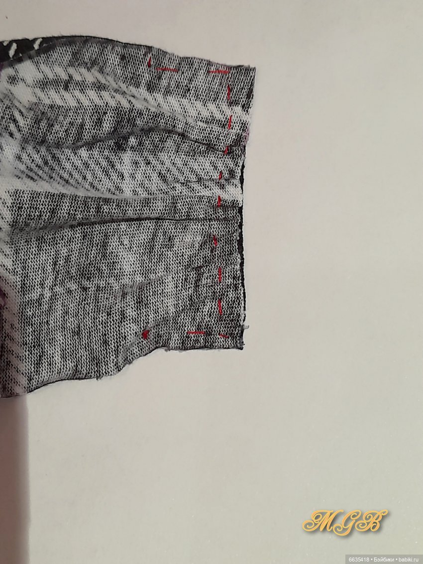 МК «Упрощённый вариант пошива брючек для кукол»