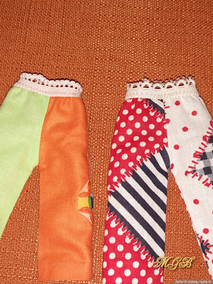 МК «Упрощённый вариант пошива брючек для кукол»