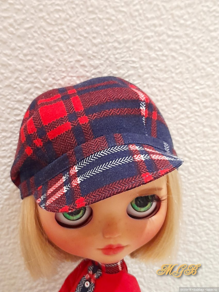 МК «Шьём кепку для кукол»