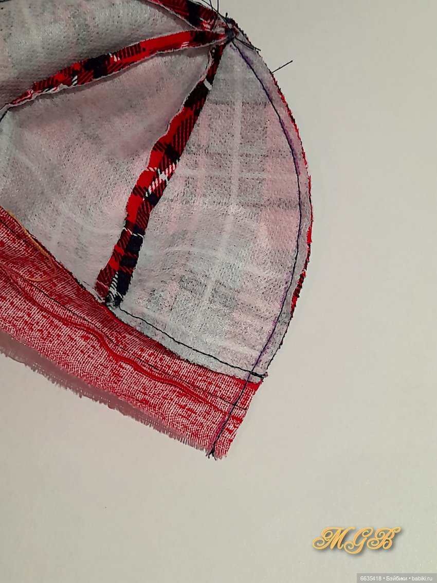 МК «Шьём кепку для кукол»