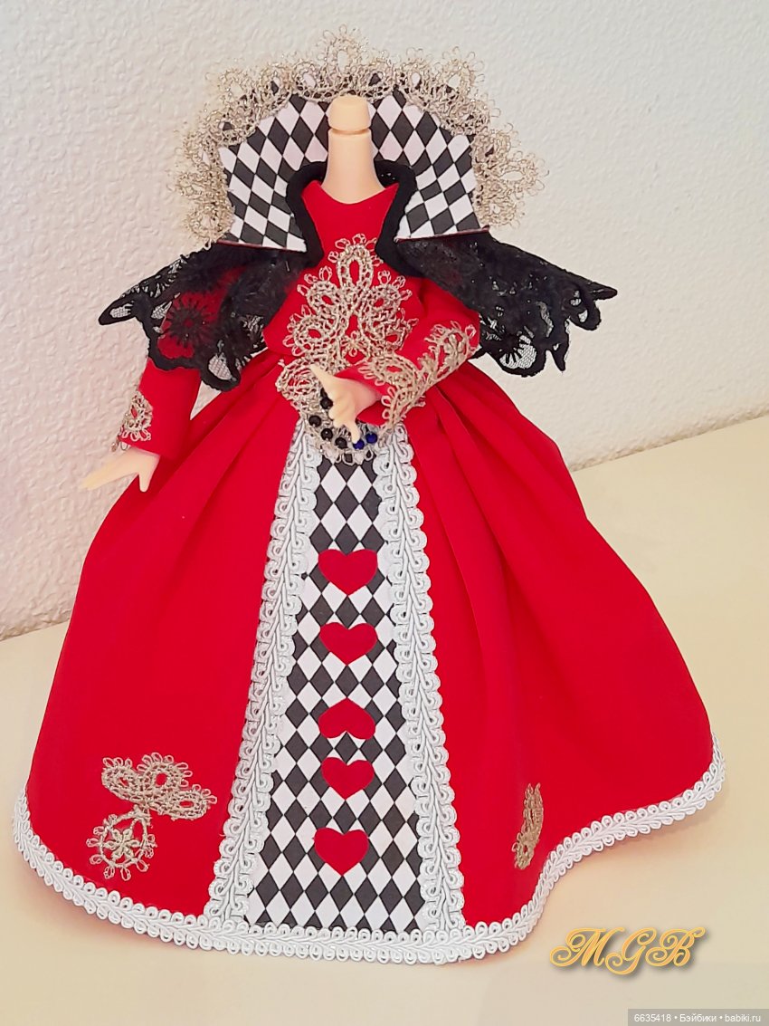 Королева без головы — Одежда и обувь для кукол своими руками: фото (фото 8)