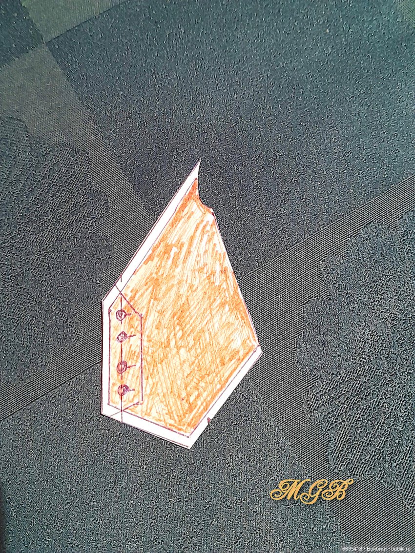 МК «Один из приёмов при пошиве многослойной одежды для кукол» (фото 10)