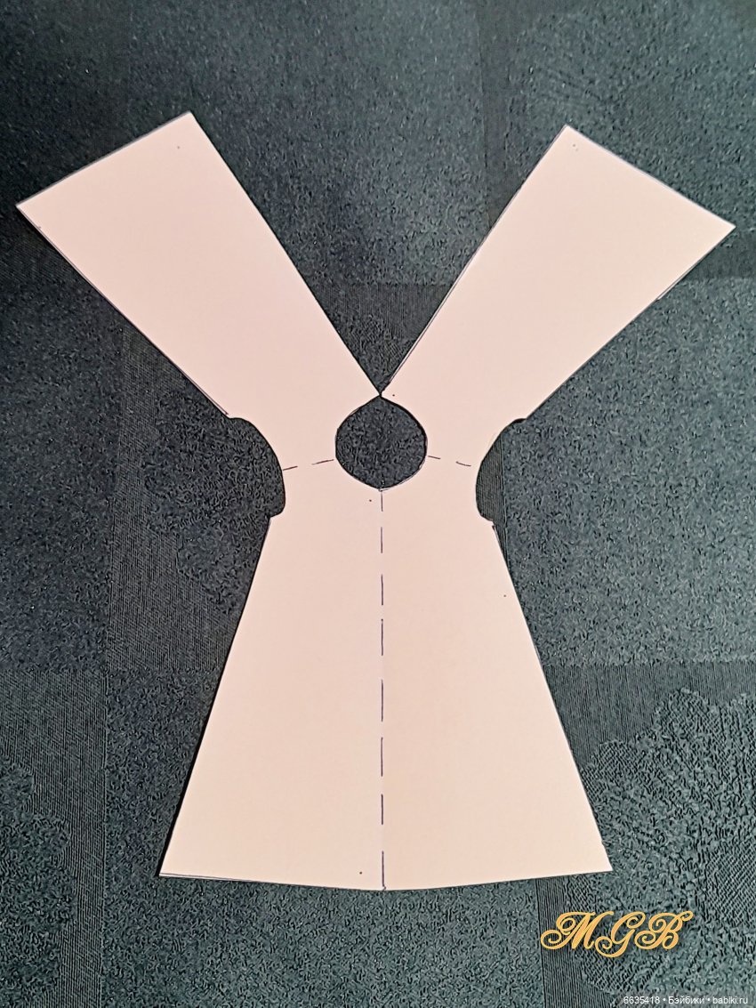МК «Один из приёмов при пошиве многослойной одежды для кукол» (фото 6)