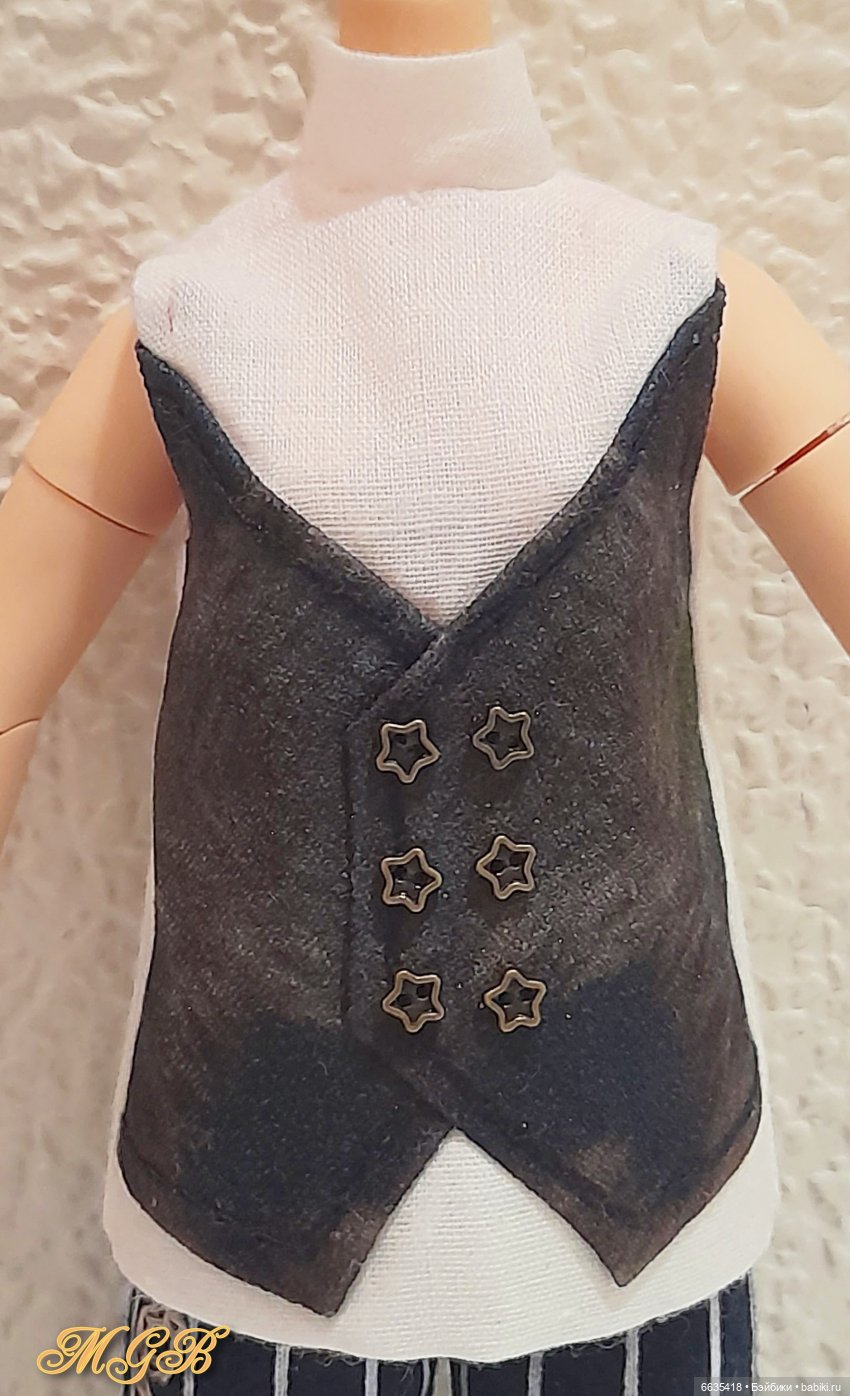 МК «Один из приёмов при пошиве многослойной одежды для кукол» (фото 2)