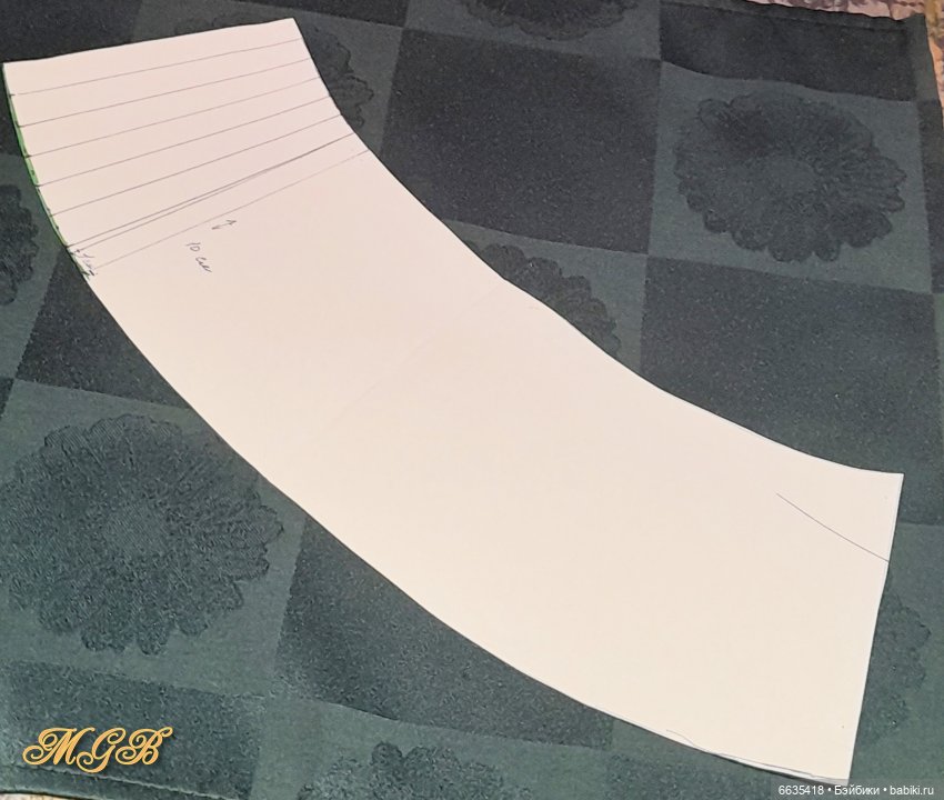 МК «Как создать выкройку высокой тульи, расширяющейся к верху» (фото 9)