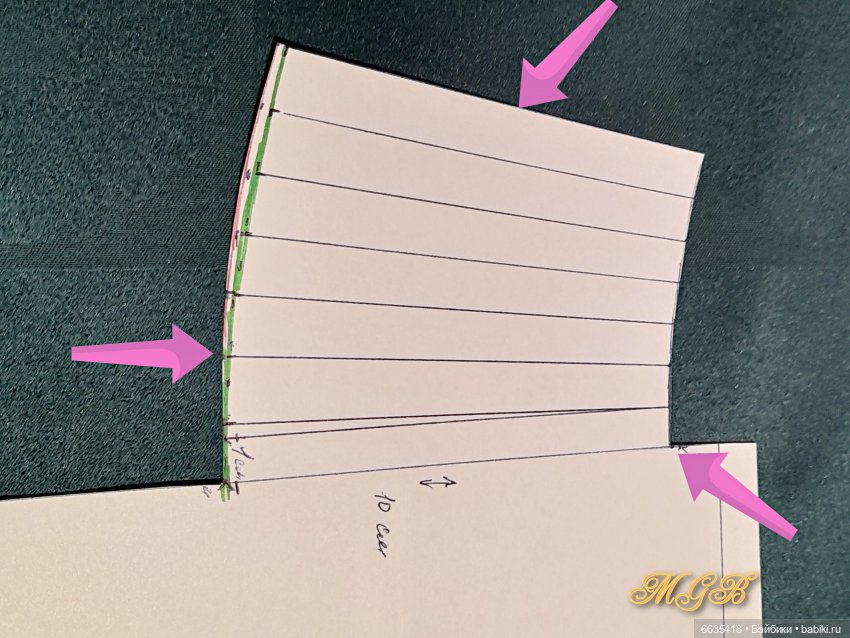 МК «Как создать выкройку высокой тульи, расширяющейся к верху» (фото 6)