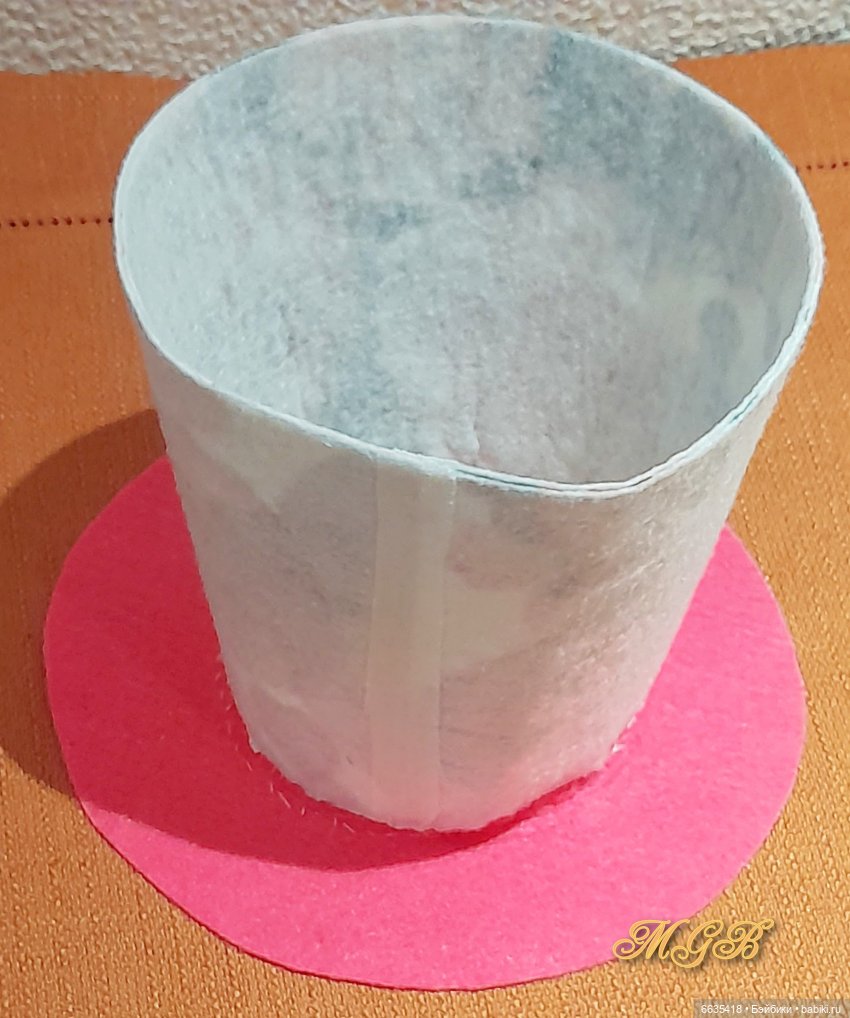 МК « Создаём основу высокой шляпы-цилиндр для куклы любого формата» | Бэйбики МК « Создаём основу высокой шляпы-цилиндр для куклы любого формата»