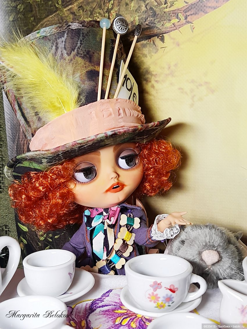 «Безумное чаепитие» — Куклы Blythe (Блайз) ООАК: кастом