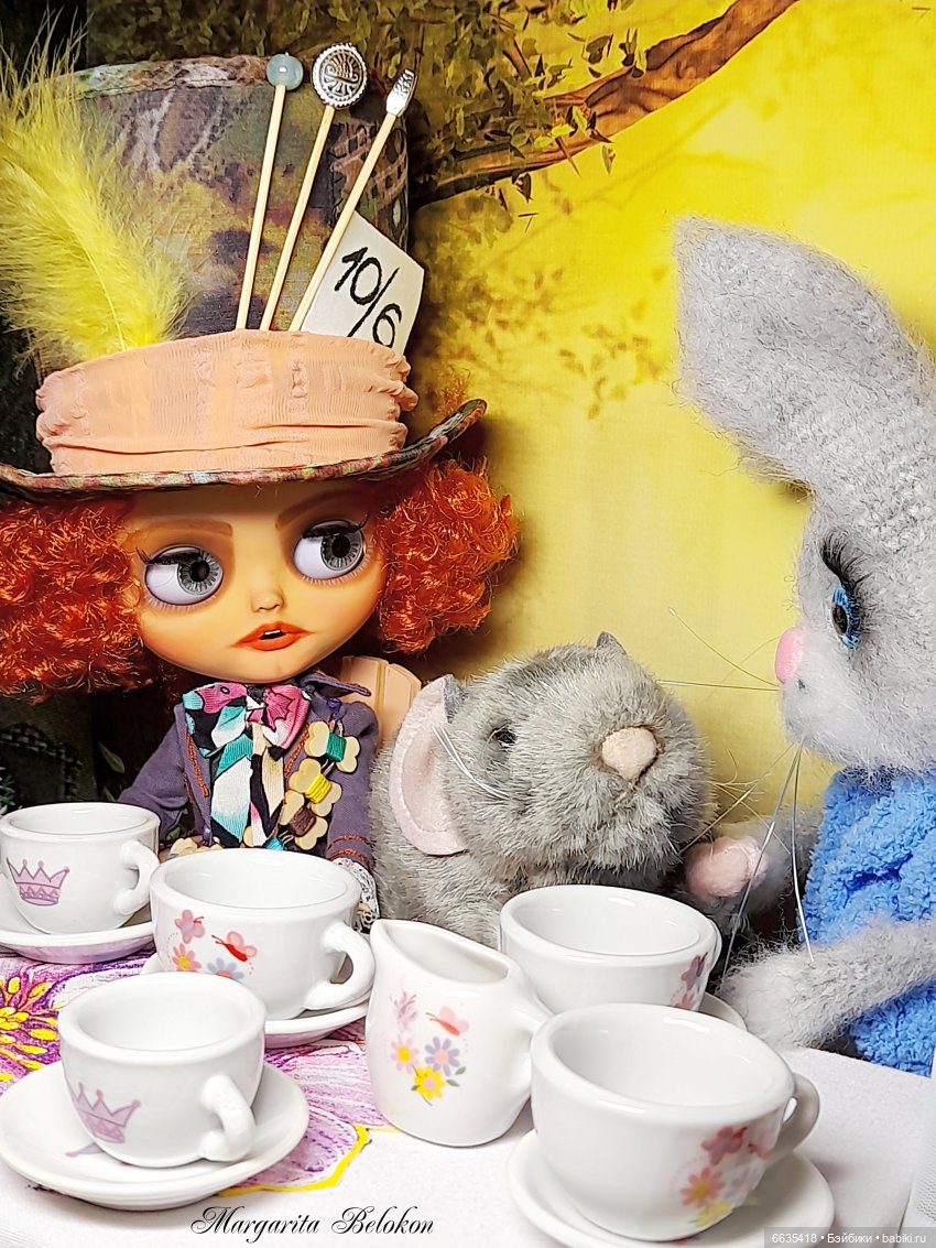 «Безумное чаепитие» — Куклы Blythe (Блайз) ООАК: кастом