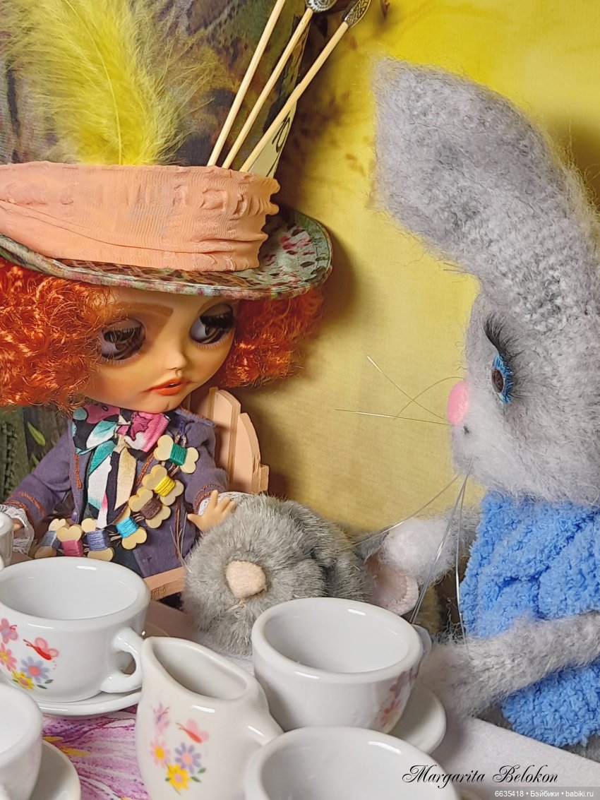 «Безумное чаепитие» — Куклы Blythe (Блайз) ООАК: кастом