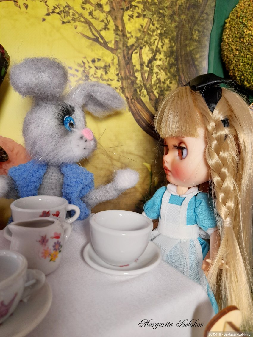 «Безумное чаепитие» — Куклы Blythe (Блайз) ООАК: кастом