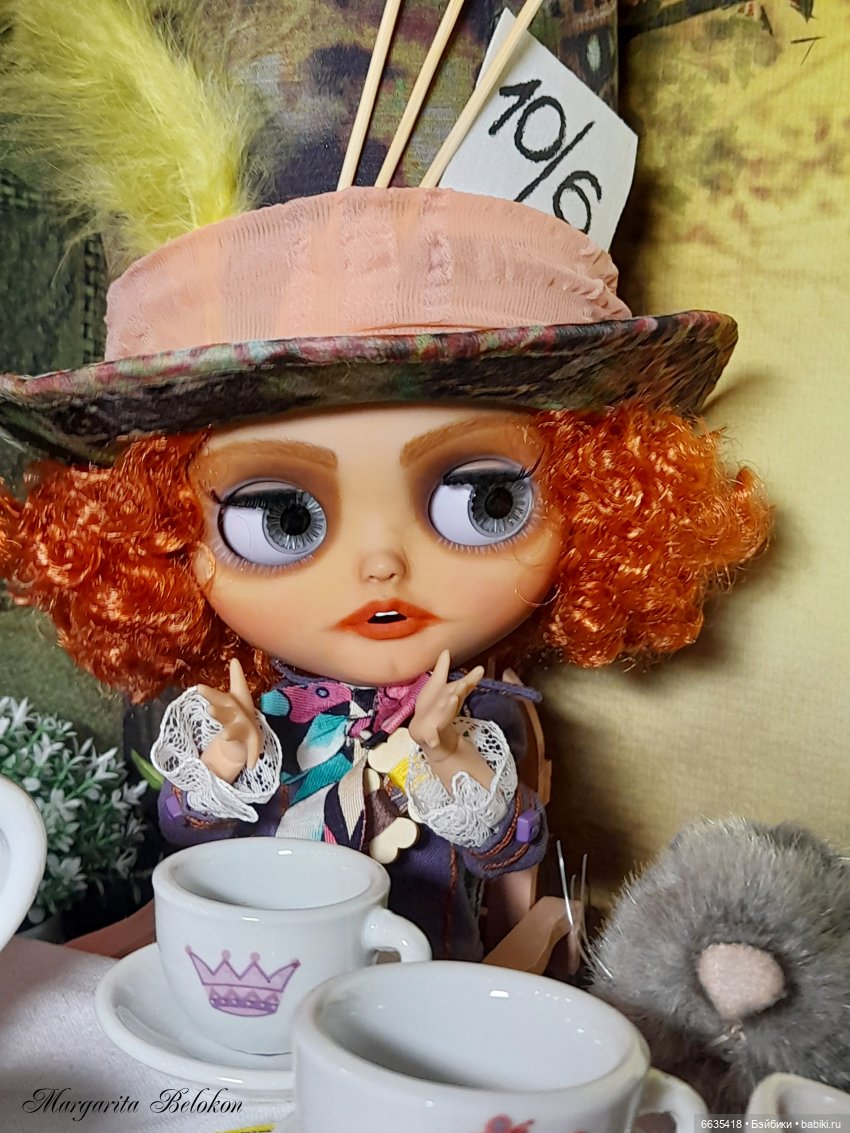 «Безумное чаепитие» — Куклы Blythe (Блайз) ООАК: кастом