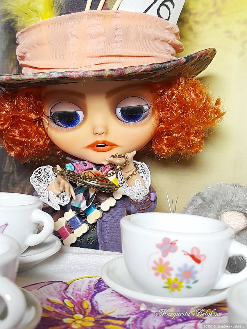 «Безумное чаепитие» — Куклы Blythe (Блайз) ООАК: кастом